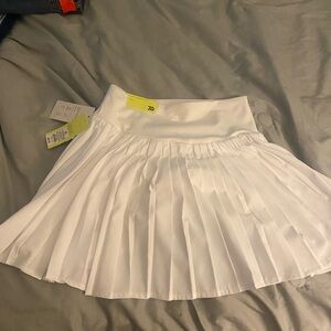 Chic White Pleated Skater Skirt by All In Motion. Size XS. NWT